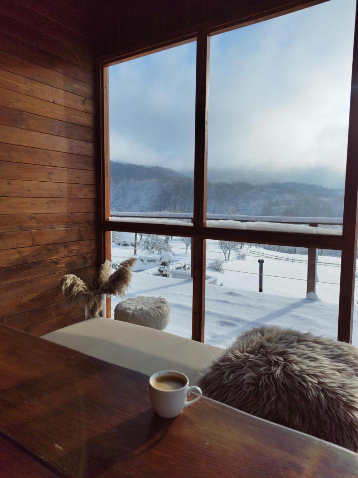 Le Chalet M - Cabana Cu O Panorama De Poveste. Surdesti  ภายนอก รูปภาพ